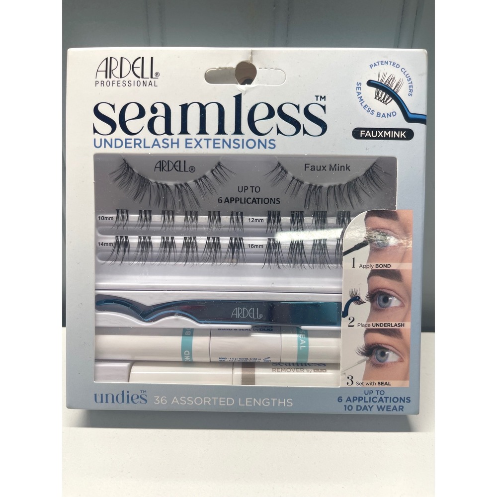 NIB Ardell Professional Seamless Underlash Extensions Faux‎ Mink 36 Asst Lengths